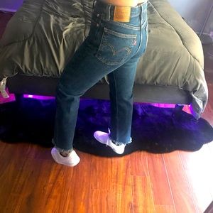 Vintage style authentic Levi’s straight leg jeans